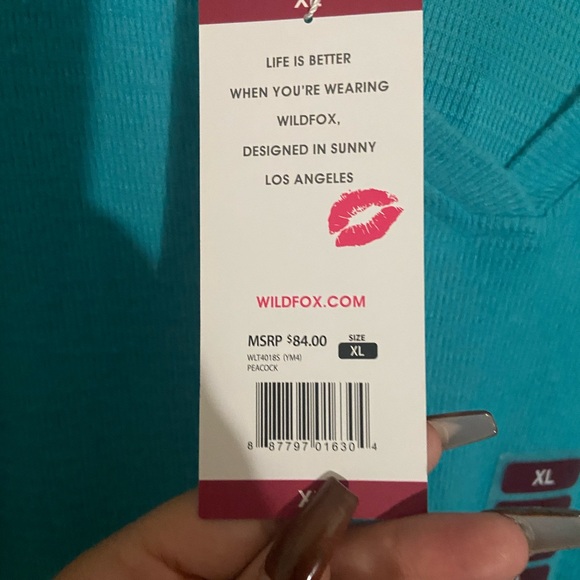 NWT WILDFOX π Haley Brushed Top - Picture 4 of 5
